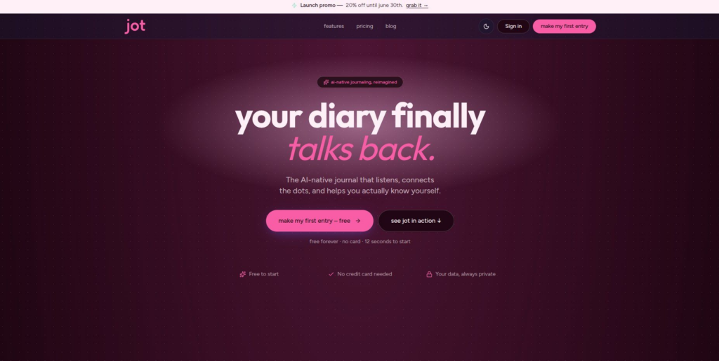 Jot Homepage June 2026