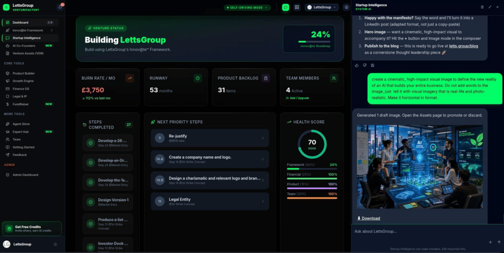 LettsGroup AI VentureFactory 1.7 - Screenshot